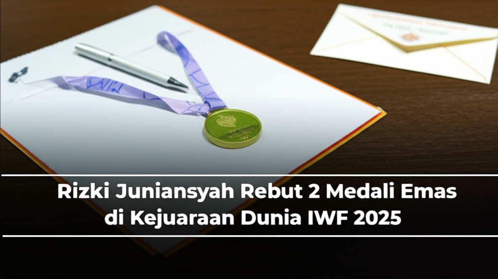Rizki Juniansyah Rebut 2 Medali Emas di Kejuaraan Dunia IWF 2025